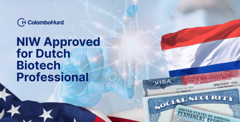 NIW Approval for a Dutch Bioinformatics Expert Revolutionizing U.S. Biotech Software