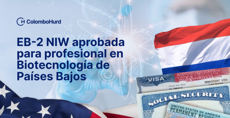 Aprobación de NIW para Experto Holandés en Bioinformática que Impulsa la Biotecnología en EE. UU.|Aprobación de NIW para Experto Holandés en Bioinformática que Impulsa la Biotecnología en EE. UU.