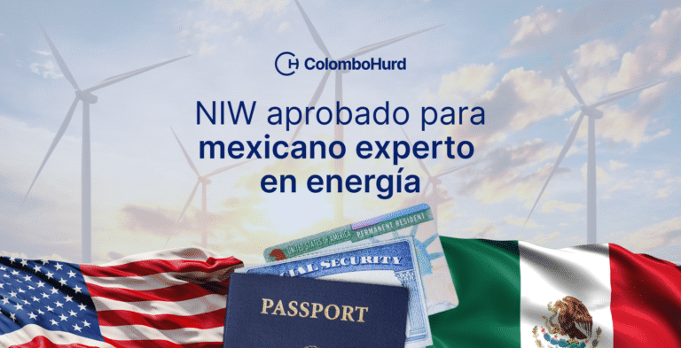 EB-2 NIW aprobada para ingeniero en energía