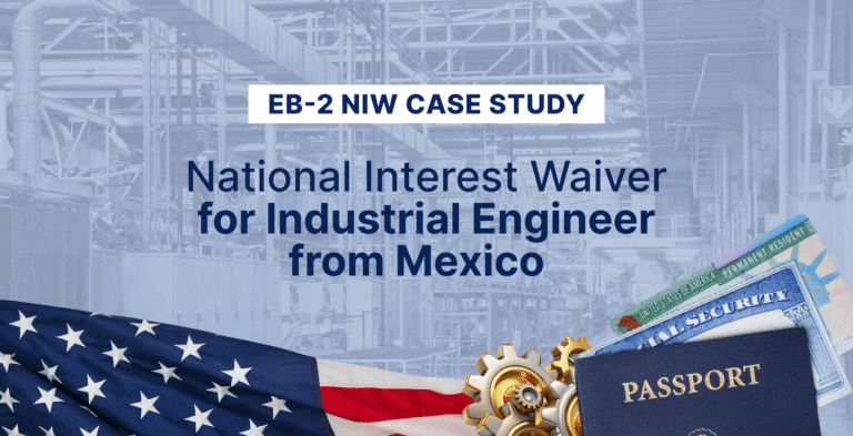 EB-2 NIW Industrial Engineer