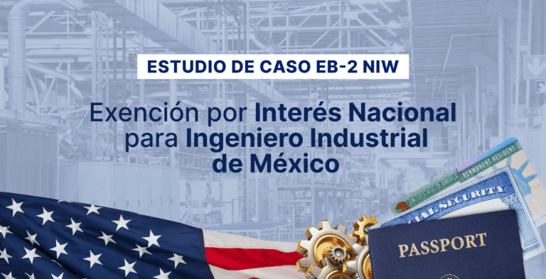 una ingeniera industrial obtuvo la EB-2 NIW