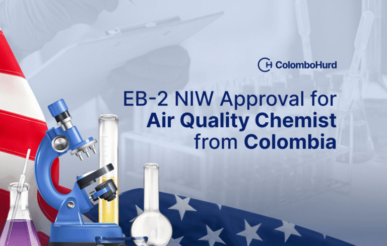 EB-2 NIW Approval for Air Quality Chemist from Colombia